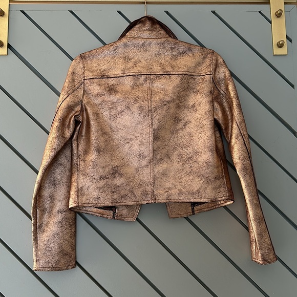 Anthropologie Bronze Rose Gold Jacket - Picture 5 of 6